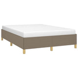 Vidaxl bedframe zonder matras stof taupe 140x200 cm