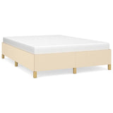 Vidaxl bedframe zonder matras stof crèmekleurig 140x200 cm