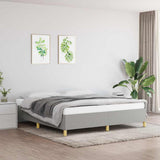 Vidaxl bedframe zonder matras stof lichtgrijs 160x200 cm