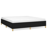 Vidaxl bedframe zonder matras stof zwart 160x200 cm