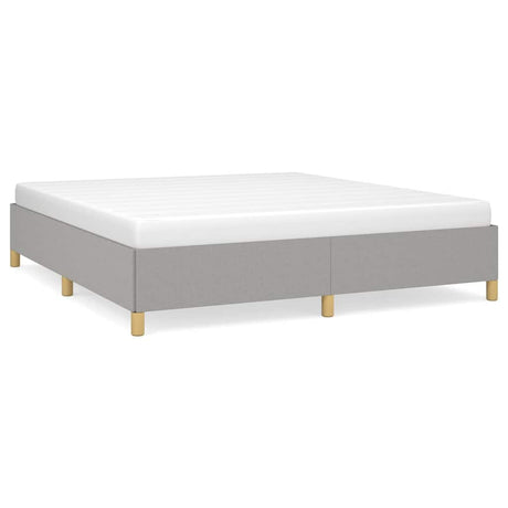Vidaxl bedframe zonder matras stof lichtgrijs 180x200 cm