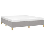 Vidaxl bedframe zonder matras stof lichtgrijs 180x200 cm