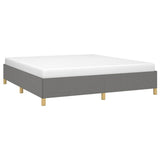 Vidaxl bedframe zonder matras stof donkergrijs 180x200 cm