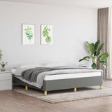 Vidaxl bedframe zonder matras stof donkergrijs 180x200 cm