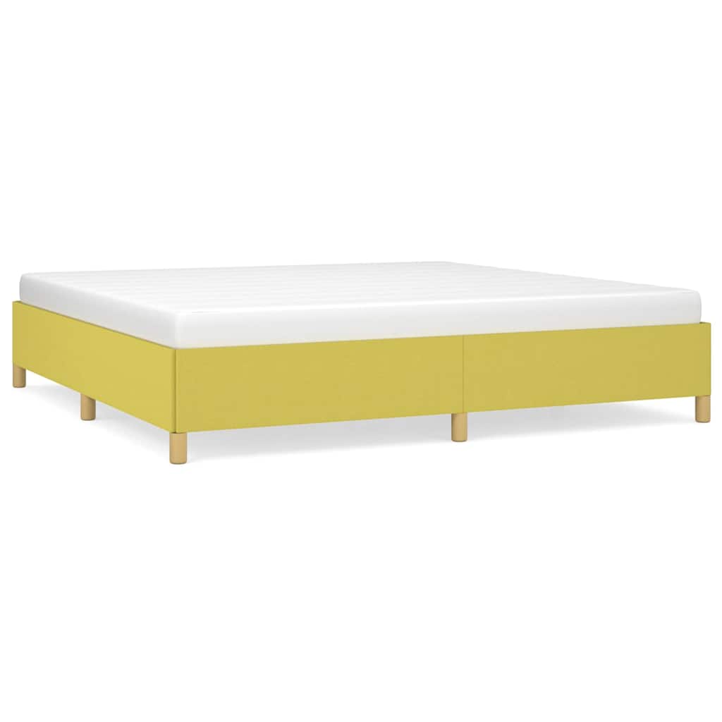 Vidaxl bedframe zonder matras 200x200 cm stof groen