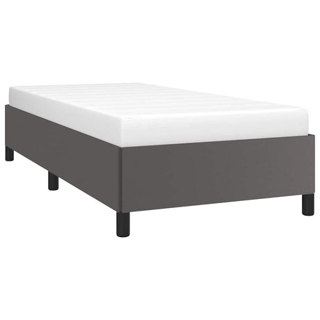 Vidaxl bedframe kunstleer grijs 80x200 cm