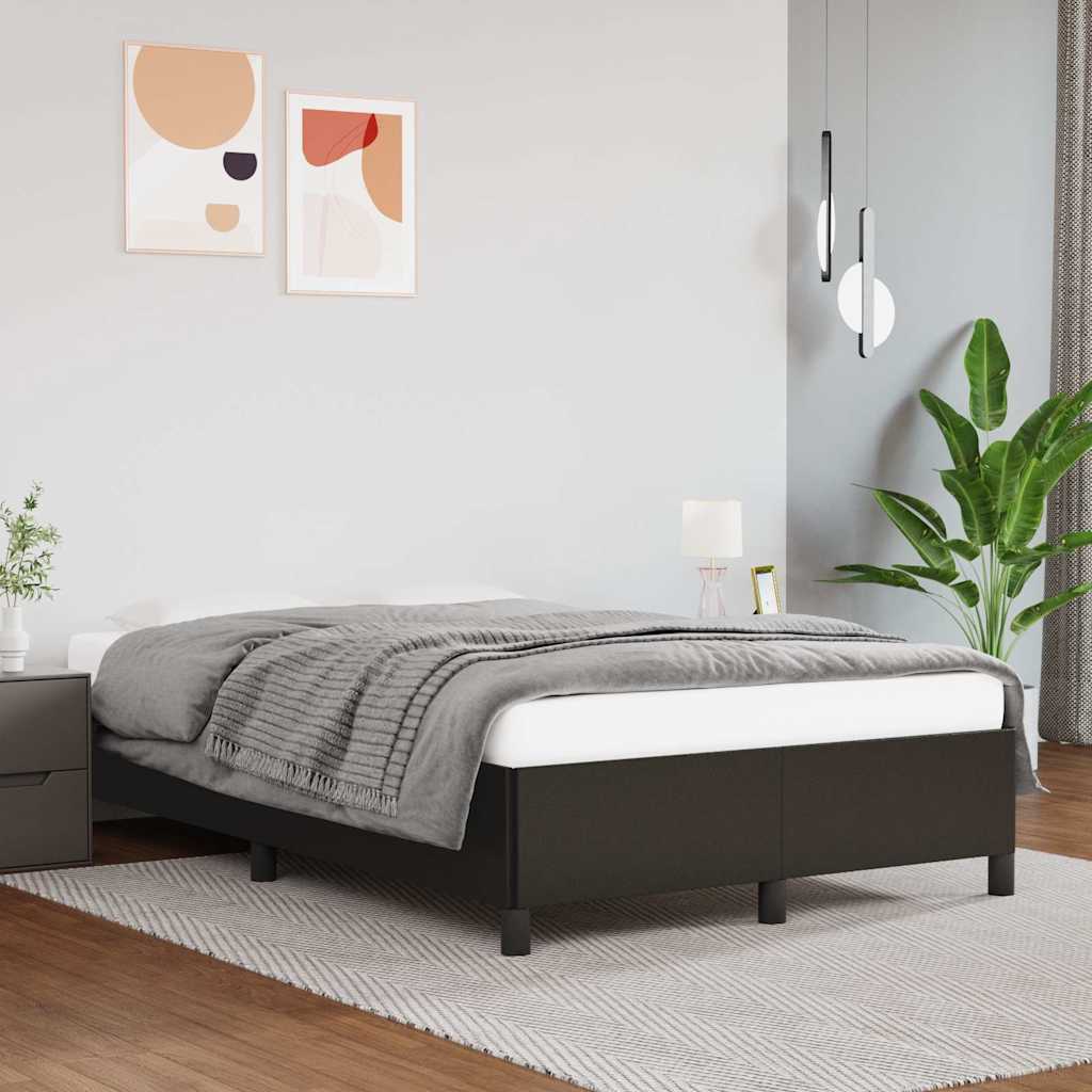 Vidaxl bedframe kunstleer zwart 120x200 cm