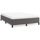 Vidaxl bedframe kunstleer grijs 140x190 cm