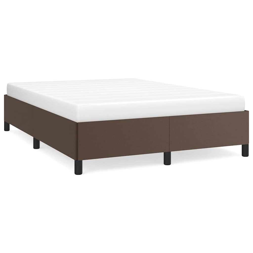 Vidaxl bedframe kunstleer bruin 140x200 cm