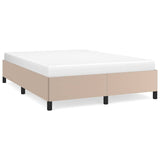 Vidaxl bedframe kunstleer cappuccinokleurig 140x200 cm
