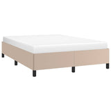 Vidaxl bedframe kunstleer cappuccinokleurig 140x200 cm