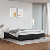 Vidaxl bedframe kunstleer zwart 160x200 cm