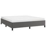 Vidaxl bedframe kunstleer grijs 160x200 cm