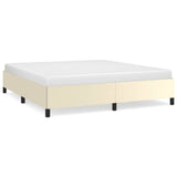 Vidaxl bedframe kunstleer crèmekleurig 180x200 cm