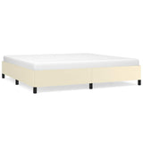Vidaxl bedframe kunstleer crèmekleurig 200x200 cm