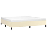 Vidaxl bedframe kunstleer crèmekleurig 200x200 cm