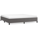 Vidaxl bedframe kunstleer grijs 200x200 cm