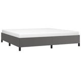 Vidaxl bedframe kunstleer grijs 200x200 cm