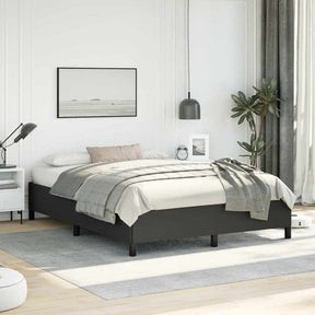 Vidaxl bedframe zonder matras zwart 152x203 cm queen kunstleer