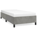 Vidaxl bedframe zonder matras 80x200 cm fluweel lichtgrijs