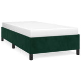 Vidaxl bedframe zonder matras 90x200 cm fluweel donkergroen