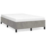 Vidaxl bedframe zonder matras 120x200 cm fluweel lichtgrijs