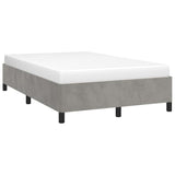 Vidaxl bedframe zonder matras 120x200 cm fluweel lichtgrijs