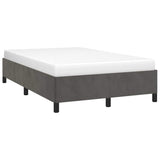 Vidaxl bedframe zonder matras 120x200 cm fluweel donkergrijs
