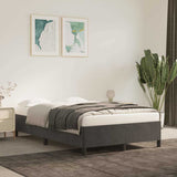 Vidaxl bedframe zonder matras 120x200 cm fluweel donkergrijs