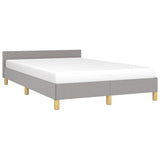 Vidaxl bedframe zonder matras 120x200 cm stof lichtgrijs