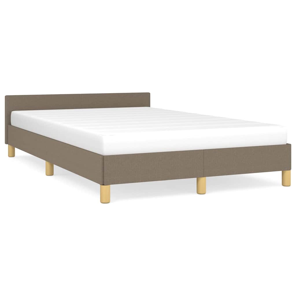 Vidaxl bedframe zonder matras 120x200 cm stof taupe
