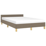 Vidaxl bedframe zonder matras 120x200 cm stof taupe