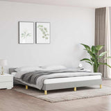 Vidaxl bedframe zonder matras stof lichtgrijs 160x200 cm