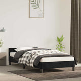 Vidaxl bedframe zonder matras 100x200 cm fluweel zwart