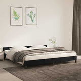 Vidaxl bedframe zonder matras 200x200 cm fluweel zwart