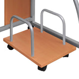Vidaxl computerbureau 110x52x88,5 cm bewerkt hout bruin