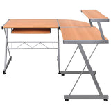 Vidaxl hoekbureau 132x112x99 cm bewerkt hout bruin