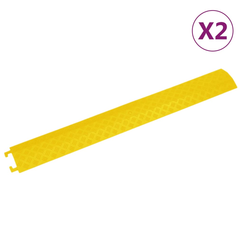 Vidaxl cable protectors threshold 2 st 98.5 cm yellow