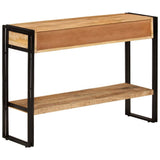 Vidaxl wandtafel 110x30x76 cm massief mangohout