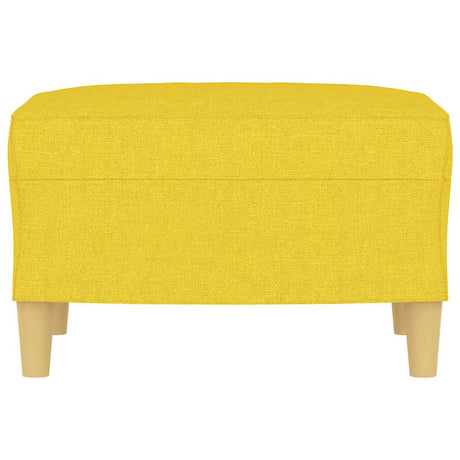 Vidaxl voetenbank 60x50x41 cm stof geel