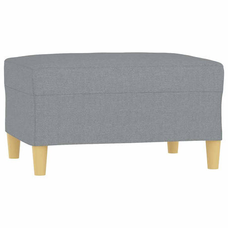 Vidaxl voetenbank 70x55x41 cm stof lichtgrijs