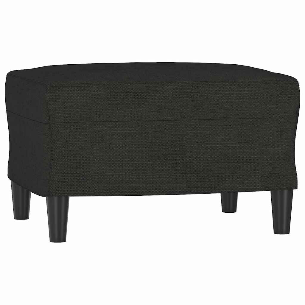 Vidaxl voetenbank 60x50x41 cm stof zwart