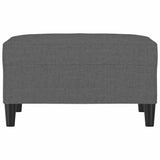 Vidaxl voetenbank 70x55x41 cm stof donkergrijs