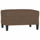 Vidaxl voetenbank 70x55x41 cm stof bruin