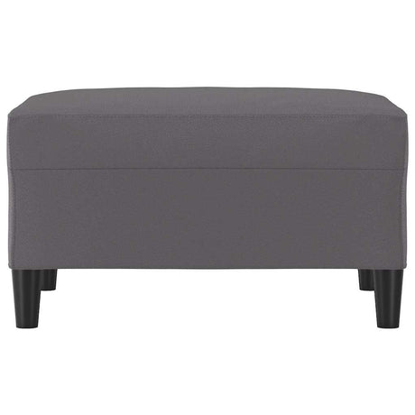 Vidaxl voetenbank 70x55x41 cm kunstleer grijs