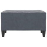 Vidaxl voetenbank 70x55x41 cm fluweel donkergrijs
