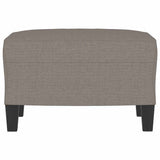 Vidaxl voetenbank 60x50x41 cm stof taupe