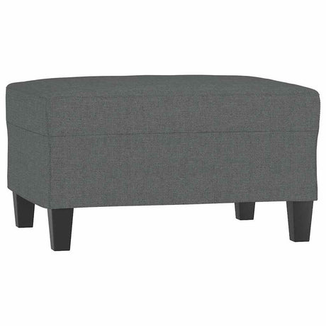 Vidaxl voetenbank 70x55x41 cm stof donkergrijs