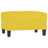 Vidaxl voetenbank 70x55x41 cm stof lichtgeel