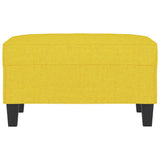Vidaxl voetenbank 70x55x41 cm stof lichtgeel